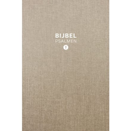 Hsv Bijbel Met Psalmen 10x15 Linnen Taupe