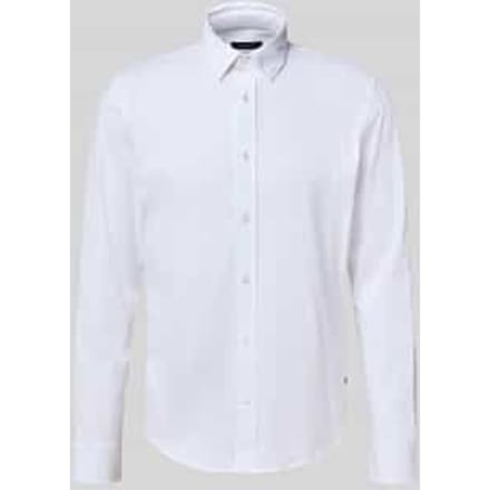 Slim fit vrijetijdsoverhemd met kentkraag, model 'trostol'