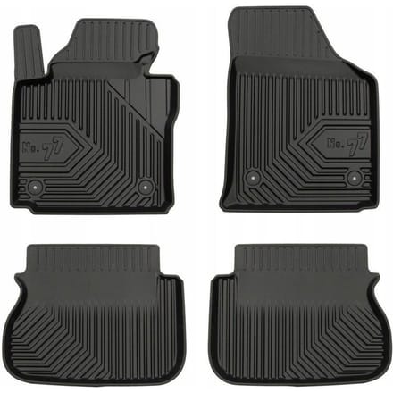 FROGUM No.77 – Rubber Automatten – VW Caddy 3 2003-2015 – TPE Materiaal – Perfecte Pasvorm – Hoge Opstaande Rand