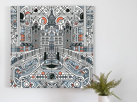 Kunstprint | Wanddecoratie | Canvas | 100 × 100 cm