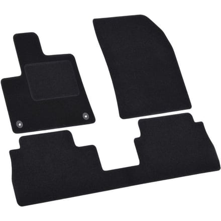 Vloermatten - Mitsubishi Space Runner - Zwart velours - 3 stuks - Antislip