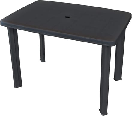 Tuintafel Antraciet Kunststof - Eettafel voor Buiten