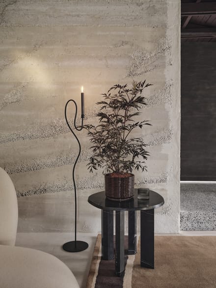 Ferm Living Valse kandelaar - zwart