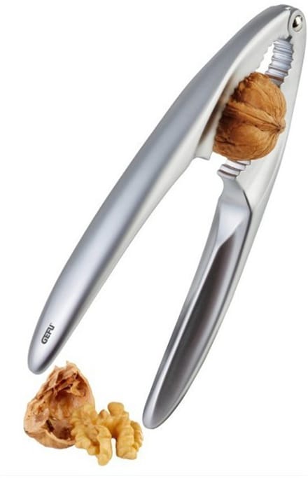 GEFU Notenkraker 17 cm – RVS – Voor Walnoten, Hazelnoten en Amandelen