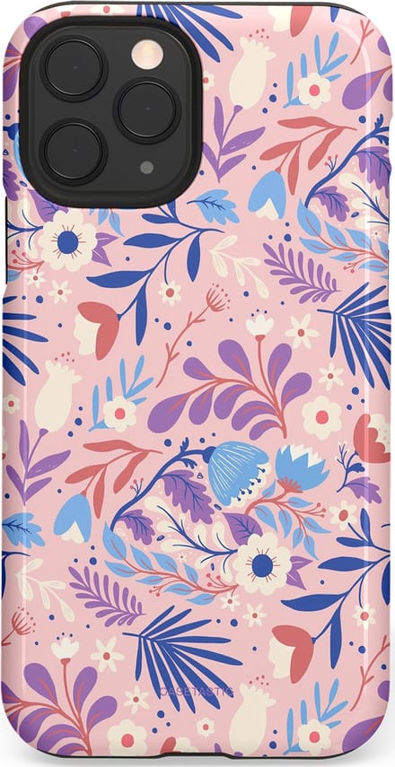 Casetastic Hoesje Geschikt voor Apple iPhone 11 Pro - Stijlvolle Beschermende Duo-layer Case - Bloeispel