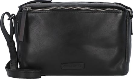 Jack Kinsky Nelson Crossbody tas Leder 24 cm - Dames - schwarz