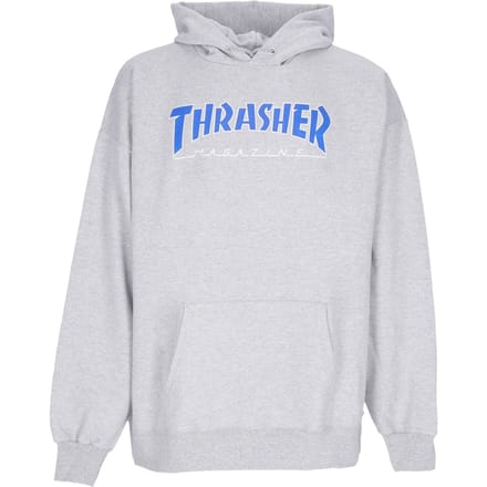 Herenhoodie Outlined Hoodie Licht Staal/blauw