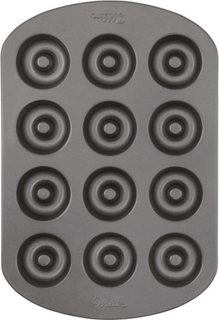 Wilton Mini Donut Bakvorm - Donutmaker voor 12 Mini Donuts - 26,5 x 18 cm