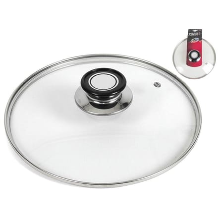 Pannendeksel - voor pannen van D29,5 cm - universeel - glas