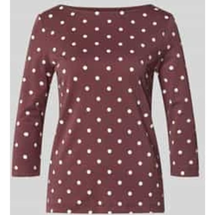 Shirt van puur katoen met 3/4-mouw