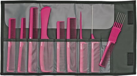 Jaguar - A-Line - Kammenset Incl. Etui - 9-Delig - Metallic Pink