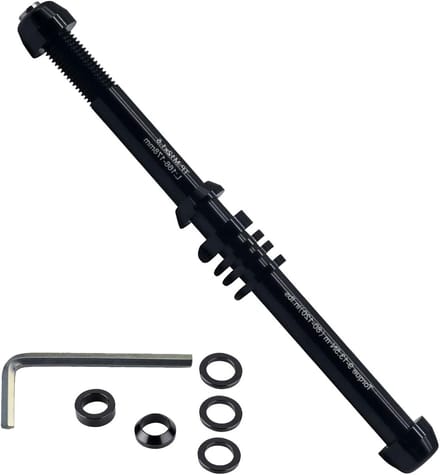 Fietstrainer Asadapter - Reserve As - Indoor Fietsen - Instelbare Breedte - 75 cm - Zwart