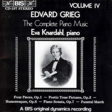 Eva Knardahl - Grieg: 4 Klaverstykker, Op. 1 (CD)