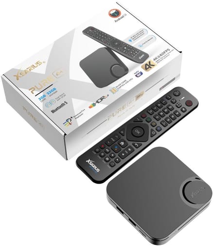 Xsarius Pure 4+ Streaming Box 4K UHD