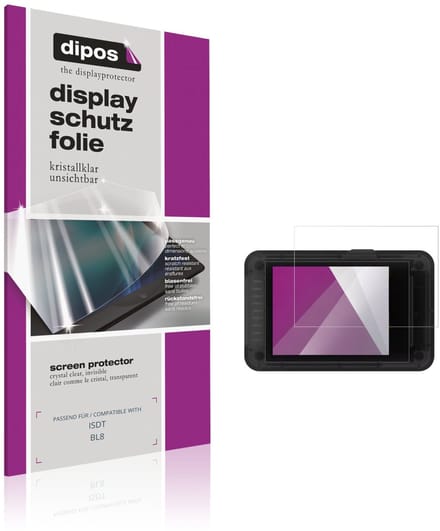 dipos – 4x Beschermfolie geschikt voor ISDT BL8 | Krasbestendige & heldere Screenprotector Ultra-Thin