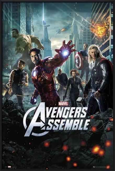 Avengers poster - Iron Man - Marvel - Thor - Thanos - wanddecoratie - 61 x 91.5 cm
