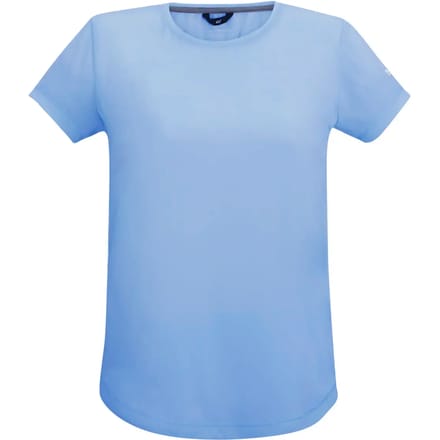 Mindo dames T-shirt met korte mouwen en anti-insectenprint van mesh