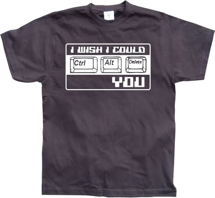 Hybris Ik wou dat ik je met CTRL-ALT-DEL kon verwijderen! Black