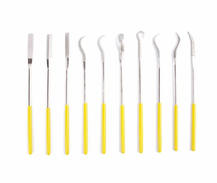 Schraper/vijlset, 10 delig, Arrow-Tech