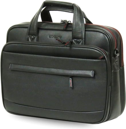 Davidt's Oran Synthetic Multifunction Bag 15,6" black - Laptoptas Aktetas Werktas Zwart