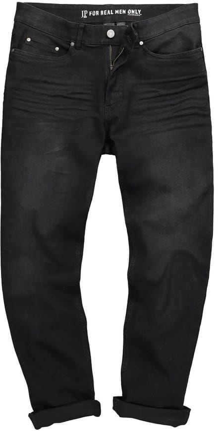 JP 1880 - Heren - Jeans FLEXNAMIC® denim 5-pocket Regular-Fit - Zwart - Maat 64