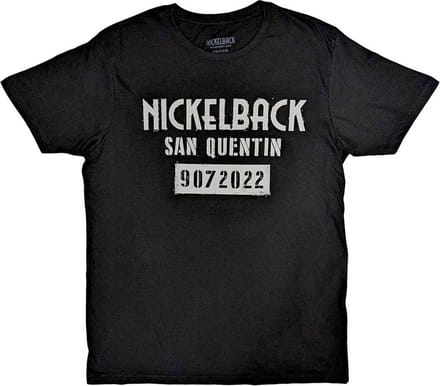 Nickelback - San Quentin Heren T-shirt - S - Zwart