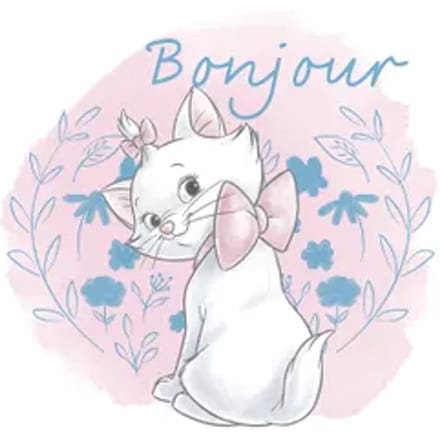 Komar Poster Aristokatten Marie - 30x40 Cm - Roze