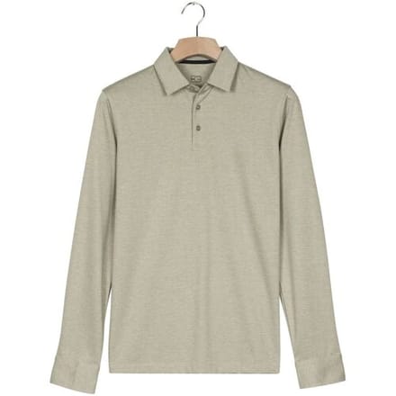 Giordano Polo Luke Uni Color Dobby Knit Jersey Groen / male