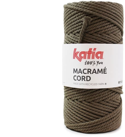 Katia Macramé Cord - 104 reebruin - Katoen Garen
