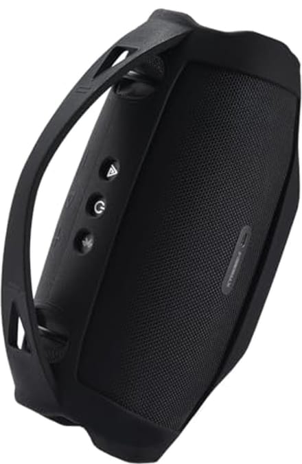 Draagbare Siliconenhoes voor Bluetooth Luidspreker - Zwart