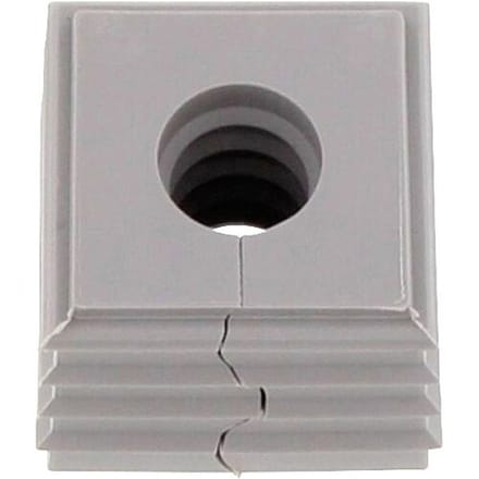 CONTA-CLIP KDS-DE 8-9 GR Afdichtingselement Met trekontlasting Klem-Ø (max.) 9 mm Thermoplastisch elastomeer Grijs 10 stuk(s)