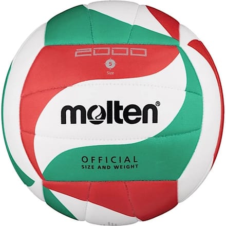 Molten V5M2000 trainingsvolleybal - wit/groen/rood