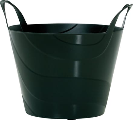 Prosperplast Flexibele Emmer - 45 liter - zwart - wasmand - kuip - flexibel - met handvaten