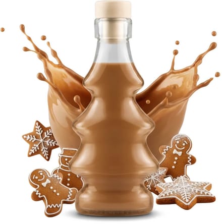 Bimberek - Kerstboom Fles - 3D Ontwerp - 100 ml - Glas