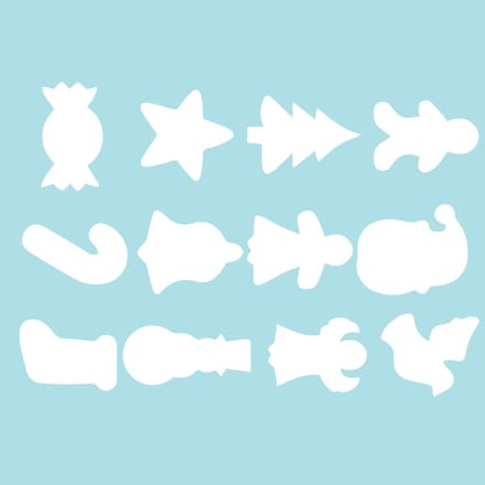 Elektrostatische kerststickers - Kerstraamstickers - feestdecoraties - 15x25cm