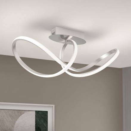 ORION LED plafondlamp Circus, 3.000 K, satijn