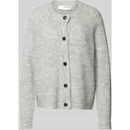 Regular fit cardigan van wolmix met alpaca-aandeel model 'LULU'