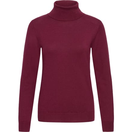 Slim Fit gebreide pullover van viscosemix model 'IHLULS'