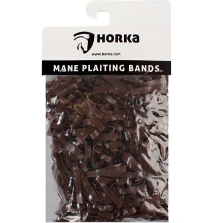 Horka - Invlecht Elastiekjes - Bruin