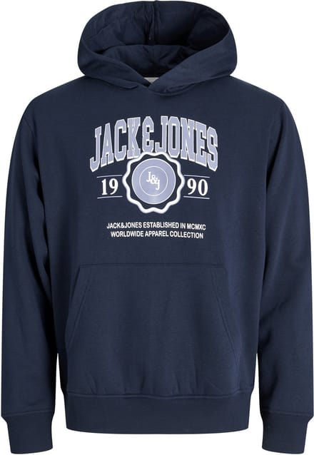 JACK&JONES - JJMAKO SWEAT HOOD PLS - Heren - Sweaters
