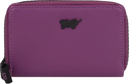 Braun Büffel Capri Portemonnee RFID-bescherming Leer 11 cm - Jongens - Horizontaal - viola