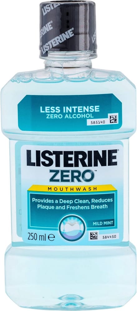 Listerine Alcohol Free Mouthwash Zero - Coolmint Mild Taste