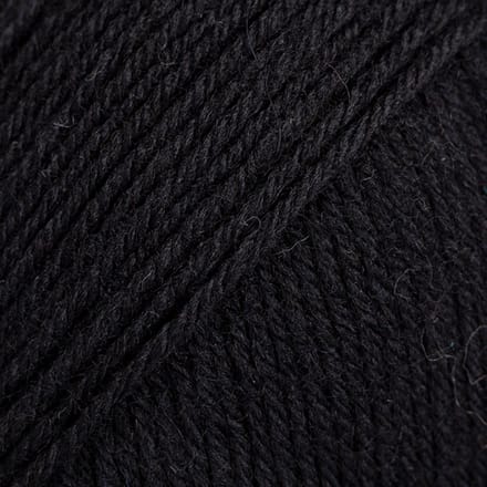 DROPS Fabel Uni Colour - 400 zwart - Wol Garen