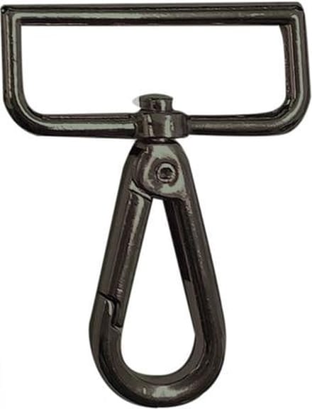 Musceton haak 40mm antiek zilver