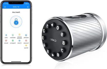 Elektronisch Deurslot Met Vingerafdruk Telefoon Code Kaart Sleutel App Bediening Bluetooth Wifi Model Miami