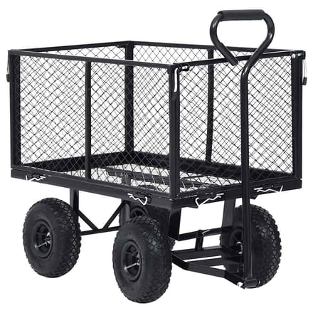 vidaXL - Tuinwagen - 350 - kg - zwart