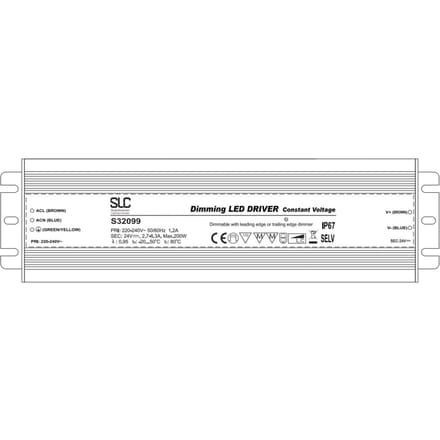 The Light Group SLC driver CV 24W 200W PWM IP67