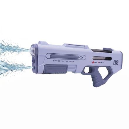 Zoem - Dubbelloops Elektrische Waterpistool - Watergun - 2 veiligheidsbrillen - 7 meter