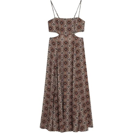 Superdry - Maxi-jurk met transparante achterkant - Dames - Jurken