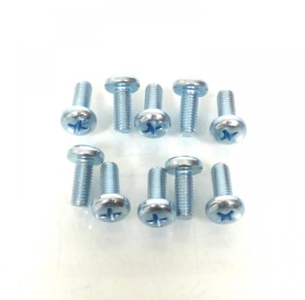 Set van 10 schroeven M5x0.8 RMS voor scooter Piaggio Vespa 015585 Nieuw